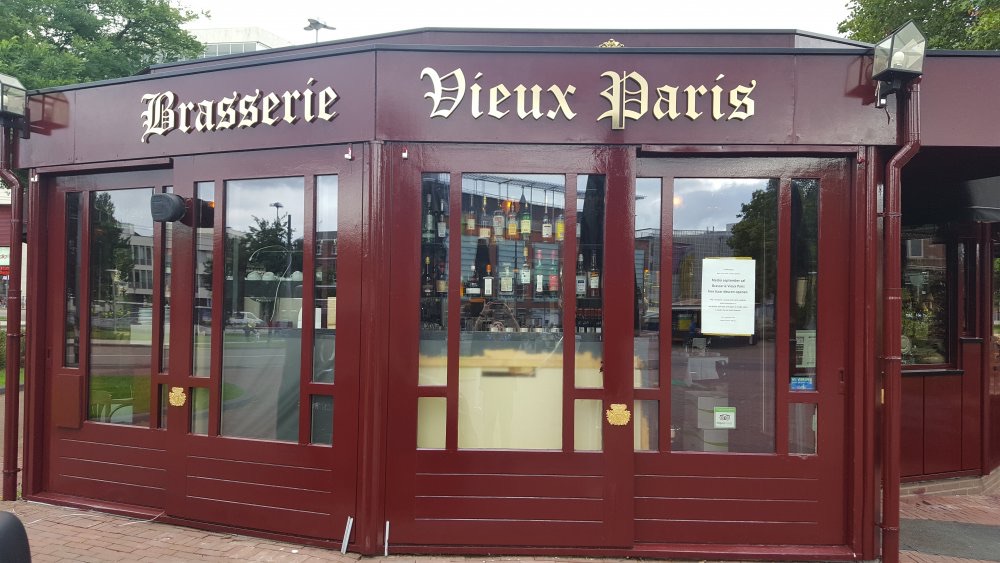 Horecagevel met belettering